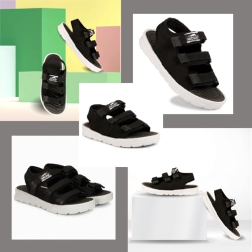 Image of ARCHID Kids Boys Sandals with Back Strap | Lightweight EVA Sole | Comfortable Anti-Slip Casual Sandals for Boys | Outdoor, Indoor, Travel & Everyday Footwear