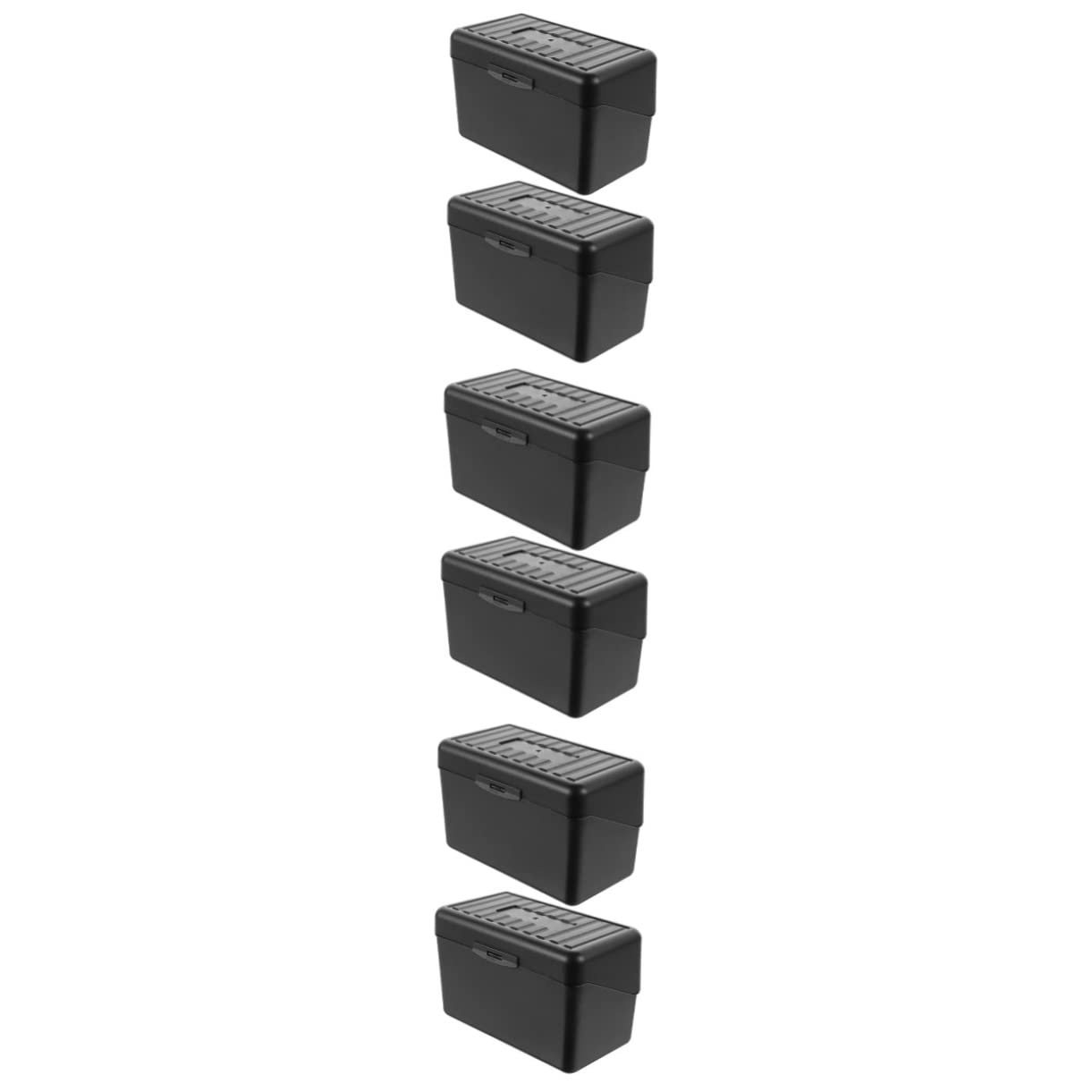 Lurrose 6stücke Tragbare Kartenbox Für Visitenkarten Und Spielkarten Organizer Zur Aufbewahrung Von Karten Für Büro Reisen Und Einzelhandel Elegantem