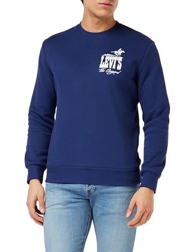 Levi's Herren Standard Graphic Crew Sweatshirt,Western Htg Logo Naval Academy,XS – Ansicht 1