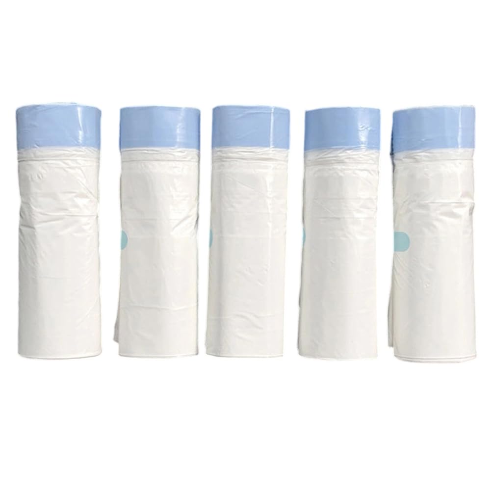 Jnchdghwa Cat Litter Box Liners Garbage Bag Pull-And-Tie Bags Easy Clean Poop Bags Cat Supplies