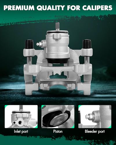 Image of SCITOO - Rear Right Disc Brake Caliper Assembly w /Bracket For Ford,For Lincoln Models - For Edge,For Escape,For Fusion,For MKC,For MKX,For MKZ,For Nautilus 18B5476A