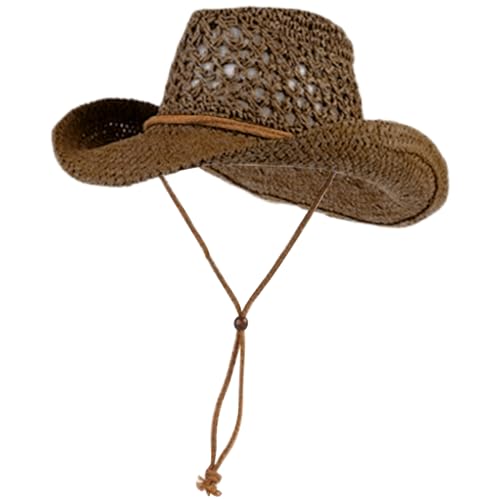 Chapeaux plage respirants en paille pour homme contre les coups de soleil