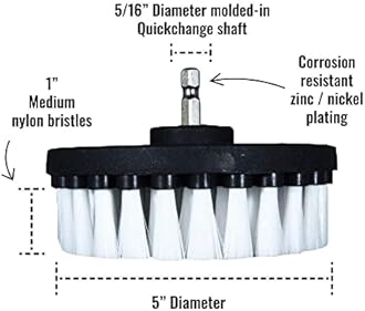 Heel Socks Drill Brush, Extra Soft, White (Z)