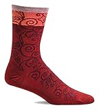 Goodhew Women's Heraldic Swirl Crew Socks