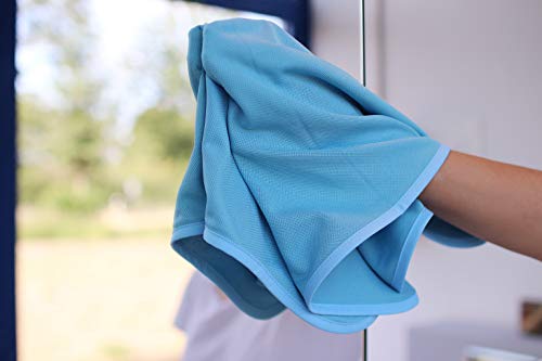 Bellanet - Paño de microfibra para cristales sin rayas, paño seco de alta calidad para cristales, espejos y ventanas