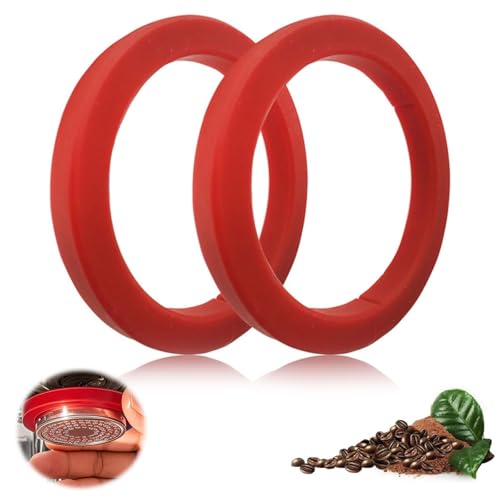 Raheem 2 guarnizioni O-ring per macchine da caffè E61 E91 E92 E97 E98, Bianchi, Ascaso, Azkoyen, Brasilia, Gaggia Baby, Classic, NewBaby Guarnizione per macchina da caffè ø 73 x 57 x 8 mm (rosso)