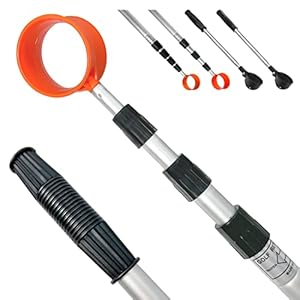 SPEENSUN Golf Ball Retriever Telescopic,Golf Ball Water Retriever,Max 12/15 Ft Lightweight Aluminum Alloy Golf Ball Grabber,Not Easy to Break and No Corrosion Golf Ball Retriever for Water and Bushes