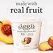 siggi's® Icelandic Strained Nonfat Yogurt, Peach, 5.3 oz. Single Serve Cup – Thick, Protein-Rich Yogurt Snack