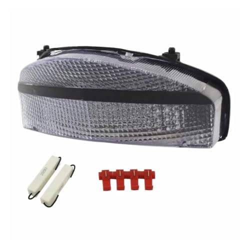 Luz trasera moto CBR 929 RR 2000 2001 intermitentes integrados tulipa clara