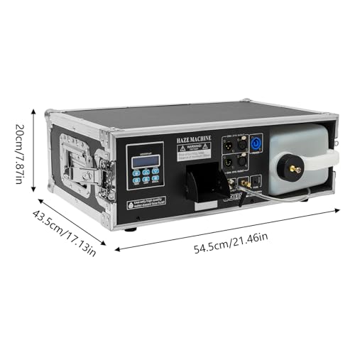 Máquina de humo portátil 1500W alta potencia con control remoto y tanque de 3L para efectos de escenario, fiesta y boda miniatura 5