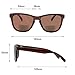VITENZI Bifocal Sunglasses for Men and Women Retro Reading Sun Tinted Glasses with Readers - Turin in Brown 2.00