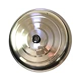 ＡＷＨＡＯ Tapa de Acero Inoxidable, Redonda, con Cúpula Elevada, para Cocinar, Restaurante O de Cocina, 40 Centímetros