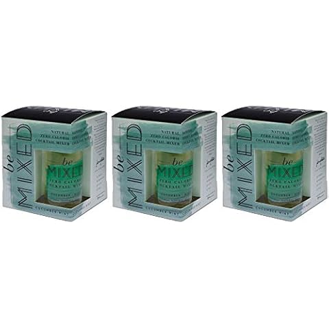 Zero Calorie Cucumber Mint Cocktail Mixer by Be Mixed | Low Carb, Keto Friendly, Sugar Free and Gluten Free Drink Mix | 4 ounce bottle, 12 pack Cover