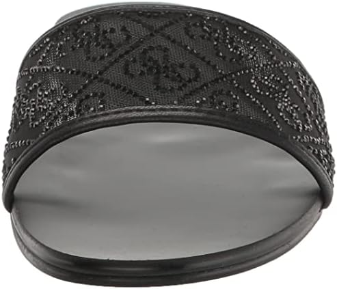 GUESS Women's NORRIN Sandal, Black, 7.5 | Image 1