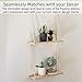 Hanging Shelves for Wall [Set of 2 w/ Hooks] Floating Shelves, Macrame Rope Triangle Shelf, Natural Light Reclaimed Wood, Farmhouse Rustic Modern Plant Aesthetic, Boho Dorm Living Room Bedroom Decor