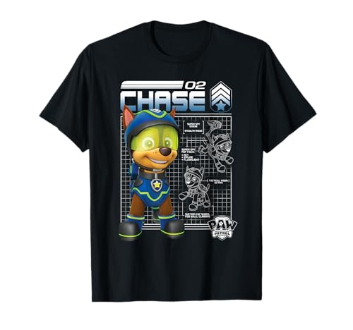 Paw Patrol t-shirt blueprint Chase pour jouer au parc