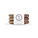 TELETIES Small Caramel Copper 3 pack