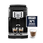 De'Longhi Magnifica S ECAM22.110.B Macchina da Caffè Automatica per Espresso e Cappuccino, Caffè in Grani o in Polvere, 1450 W, Nero
