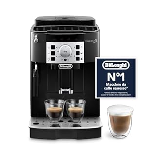De'Longhi Magnifica S ECAM22.110.B Macchina da Caffè Automatica per Espresso e Cappuccino, Caffè in Grani o in Polvere, 1450 W, Nero