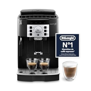 Foto di De'Longhi Magnifica S ECAM22.110.B Macchina da Caffè Automatica per Espresso e Cappuccino, Caffè in Grani o in Polvere, 1450 W, Nero