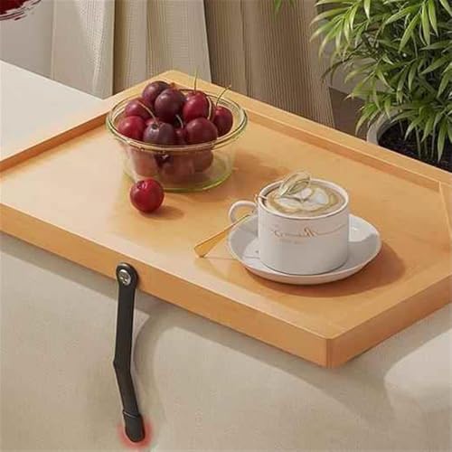 Table d'appoint accoudoir de canapé avec étagère basse mobile de rangement - 8