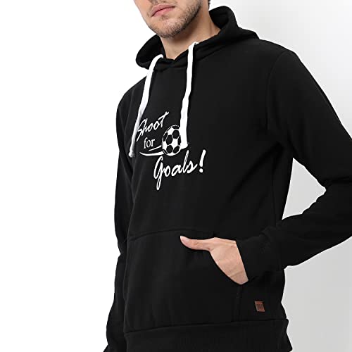Image of CAHOOT Men's Printed Sweatshirt Regular Fit for Casual Wear | Full Sleeve | Cotton | Stylish Sweatshirt Crafted with Comfort Fit and High Performance for Everyday We