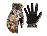 AWP VEIL Camouflage Utility Work Gloves, Synthetic Leather Palm, Touchscreen Compatible, Lightweight Breathable Men’s Work Gloves for Jobsite, Hunting, and Outdoor Work, Large