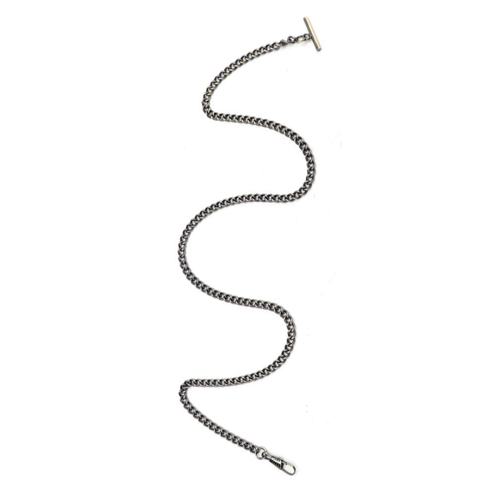 Watch Chain Pocket,65cm Length Retro T-bar Pocket WatchChain Pendant Holder Metal Pocket Watch Accessories Vintage Chain WatchChain Accessory (Dark Bronze)