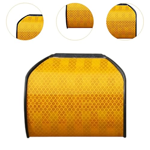 Marcador reflectante para guardarraíl de carretera 12 cm amarillo miniatura 5