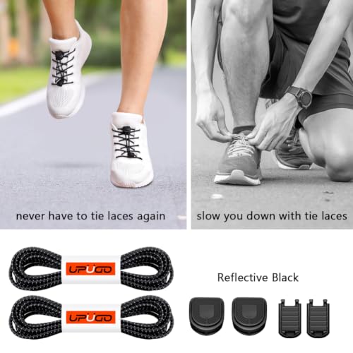 Image of Elastic Shoe Laces, No Tie Shoe Laces for All Ages, One Size Fit All | Comfortable for Men, Women, Seniors