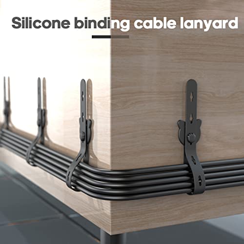 Tomedeks 4 pezzi raccogli cavi scrivania