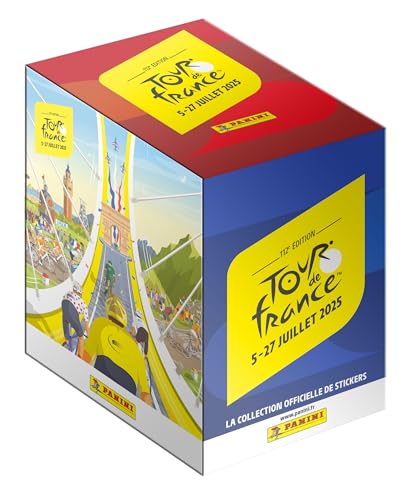 Panini Tour De France 2025 - Caja de 36 bolsillos, color amarillo