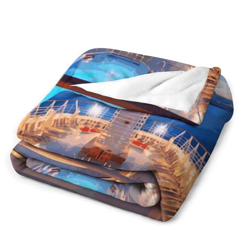 Couverture de luxe en microfibre flanelle douce pour lit et canapé - 4