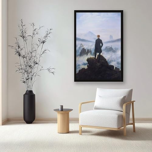 Toile The Wanderer Caspar David Friedrich pour déco de bureau