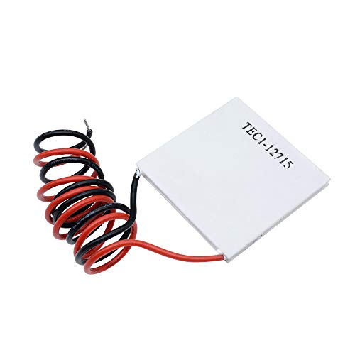 Image of 5PCS TEC1-12715 12V 15A 68-140℉40MMX40MM Heatsink Thermoelectric Cooler Cooling Peltier Plate Module Suitable for Large Refrigeration Equipment Such As Refrigeration Boxes and Refrigeration Cabinets