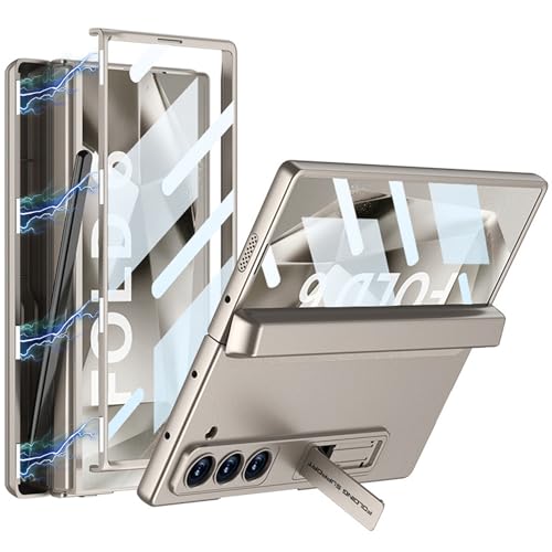 Évitez les rayures sur Galaxy Z Fold 6 grâce à cette coque intégrale avec charnière et support