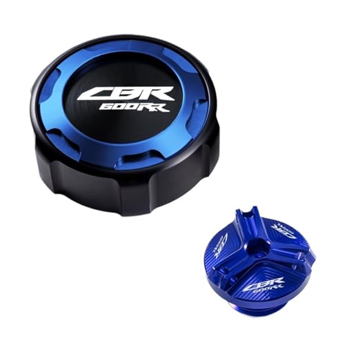 Tapa de líquido de frenos delanteros CBR 600 RR accesorios tapón aceite motor azul