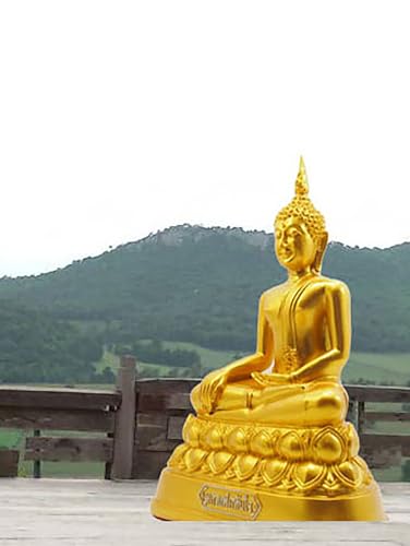 Estatua Buda Dorada de 9 pulgadas para Decoración miniatura 3