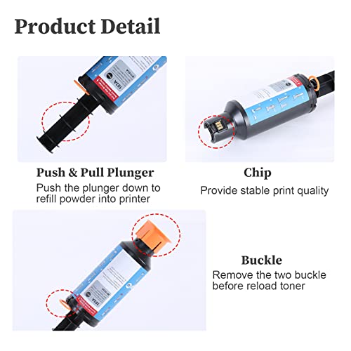 Image of proffisy 103A Toner Cartridge, W1103A Toner Reload kit Compatible with HP Neverstop Laser MFP 1200w, Neverstop Laser MFP 1200a(2 pcs)