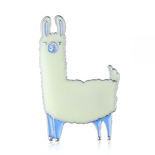 Preisvergleich Produktbild null KARAT by schmuckrausch Pin Anstecker Brosche Lama Alpaca Alpaka Kamel