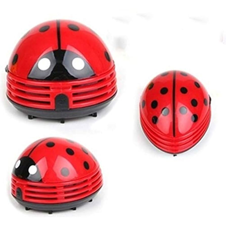 卓上クリーナー てんとう虫 卓上そうじ機 強力吸引 ミニクリーナー Amazon | 卓上クリーナー てんとう虫 卓上そうじ機 強力吸引