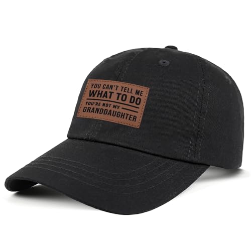 Image of Grandpa Hats for Men, Birthday Gifts for Grandpa, Gift from Grandkids, Funny Trucker Hat Baseball Cap