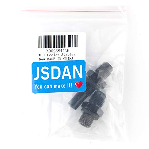 Jsdan 4L80E 6 An X 1/4Nps Transmission Cooler Adapter Fittings Front And Rear Port -6An Flare 6 An Ls1 Lm7 Lr4 Lq4 Ls6 L59 Lq9 Lm4 L33 Ls2 Lh6 L92 L76 Ls3 551124 (Pack Of 2) Gm 1997-2007 #TOP5