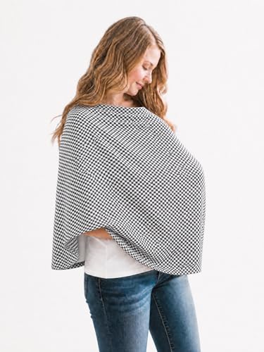 Image of Copper Pearl Nursing Cover for Breastfeeding - Multi-Use Baby Car Seat Canopy, Stroller Shade & Breast Feeding Wrap for Women, Stretchy Breathable Carseat Shawl for Boy or Girl, Nash