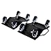 FEMICON Heavy Duty Car Dolly Set for Effortless Vehicle Movement, 6000lbs Capacity, 4 Swivel Casters, Black