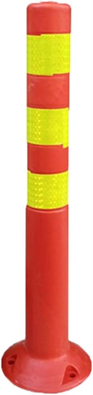 Poteau de signalisation pour parking et balisage de sécurité réfléchissant 73 cm