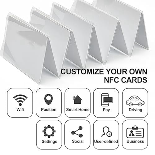 Tarjetas NFC 215 de 504 bytes para solucionar la gestión de datos y accesos, pack de 300 2