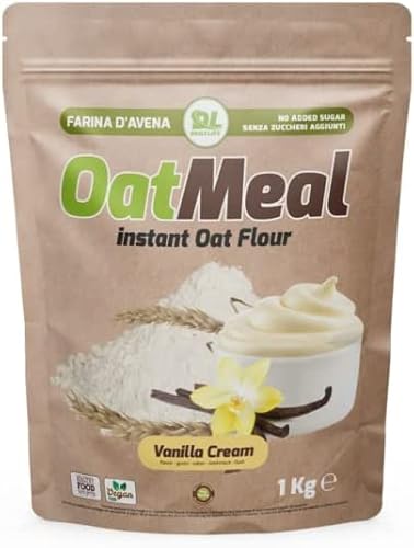 Farina d' Avena Istantanea OatMeal Instant Gusto Vaniglia - 1 kg -