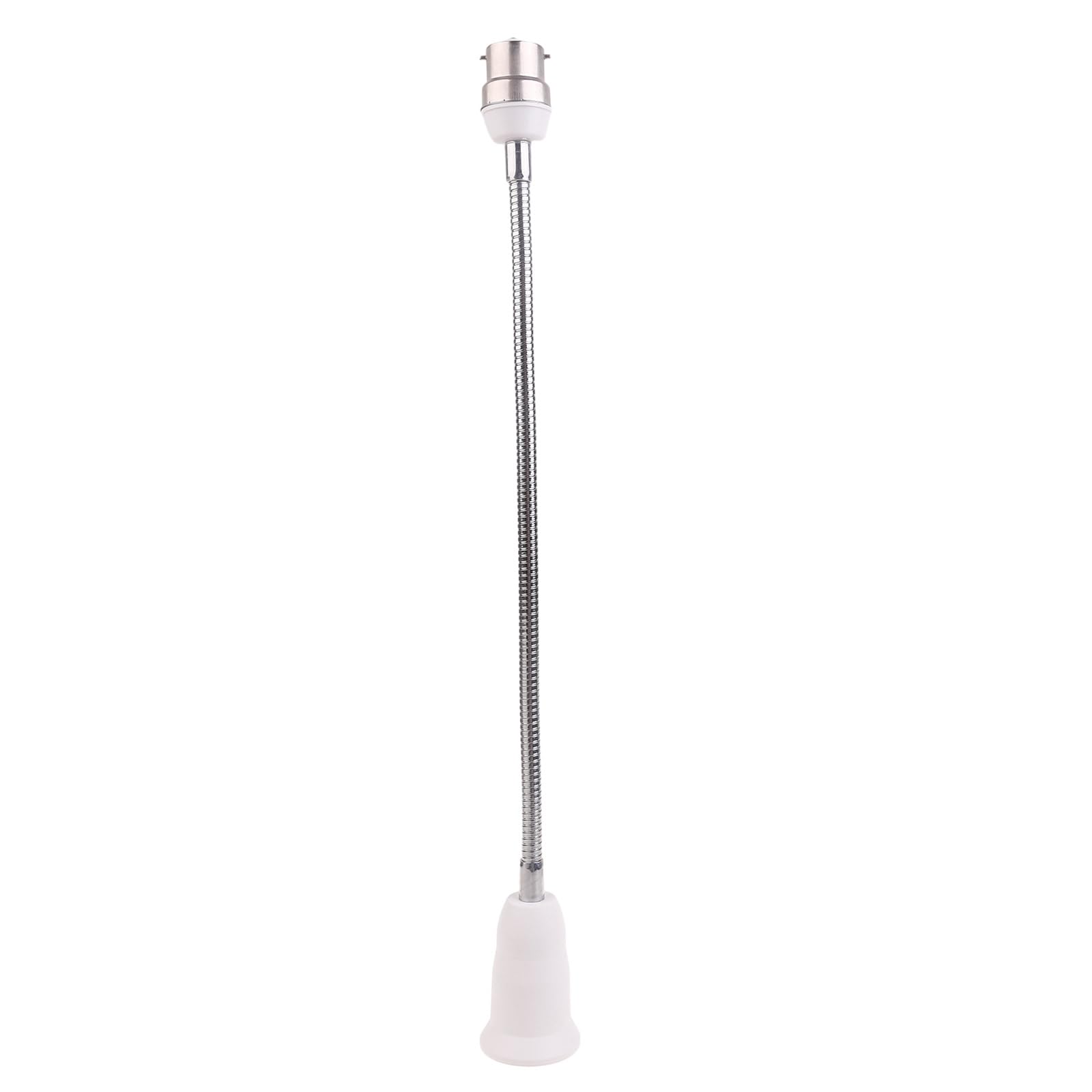 yanwuwa Versatile B22 To E27 Base Extended Stand Light Bulb Socket Converter LED Light Bulb Adapter For Home Studio Kitchen B22 To E27 Light Fixture Adapter