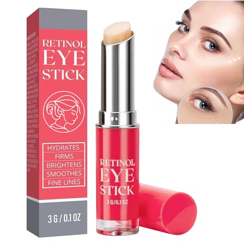 Stick per Gli Occhi al Retinolo,Crema Contorno Occhi al Retinolo,Crema per Gli Occhi al Retinolo,Eye Stick per Occhiaie,Stick Rassodante Sotto Gli Occhi,Crema Contorno Occhi al Retinolo per le Rughe